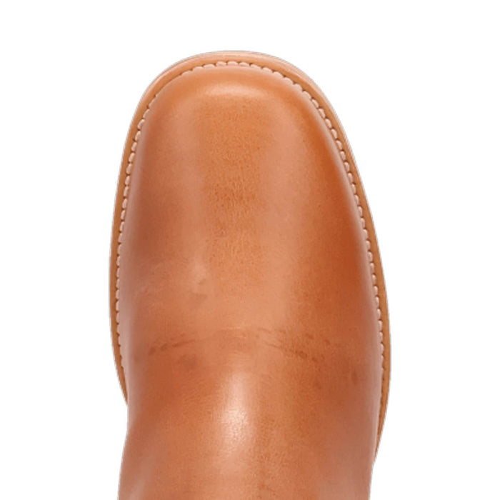 Dingo Mens Rip Tan Leather 14in Motorcycle Boots