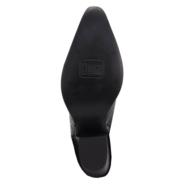 Dingo Womens Shabby Black Leather 16in Cowboy Boots