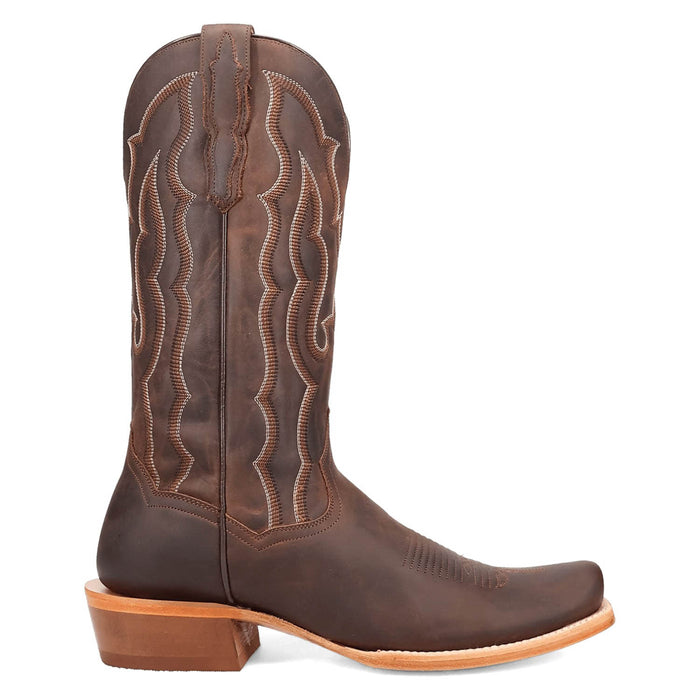 Dan Post Mens Oakwood Brown Leather Cowboy Boots