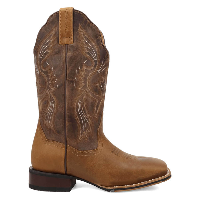 Dan Post Womens Jillian Tan Leather 12in Cowboy Boots