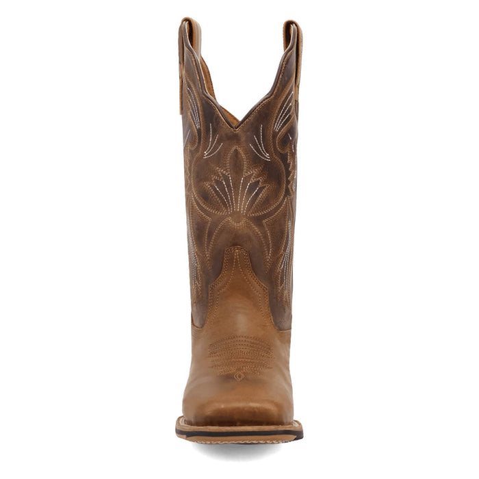 Dan Post Womens Jillian Tan Leather 12in Cowboy Boots