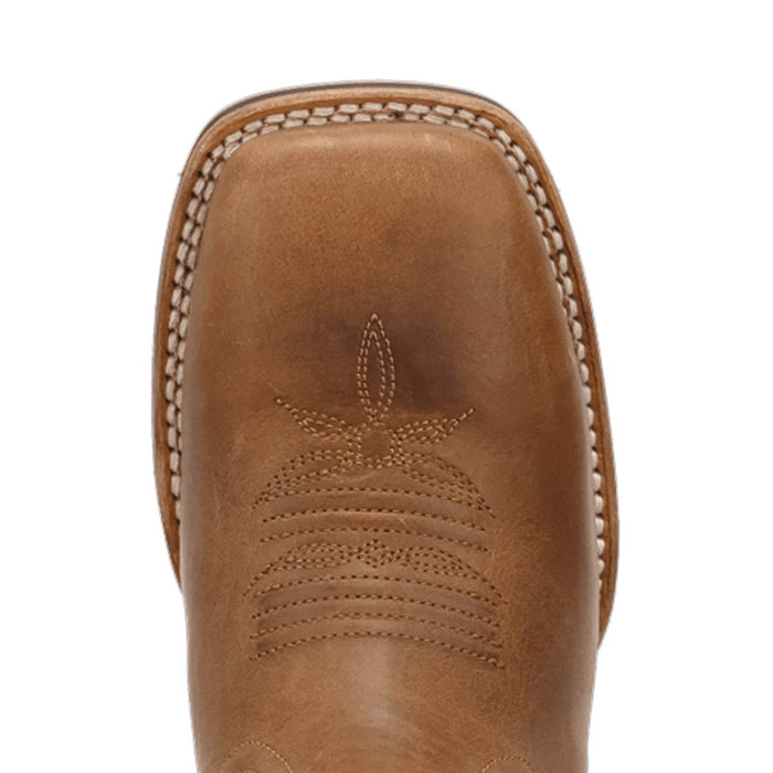 Dan Post Womens Jillian Tan Leather 12in Cowboy Boots