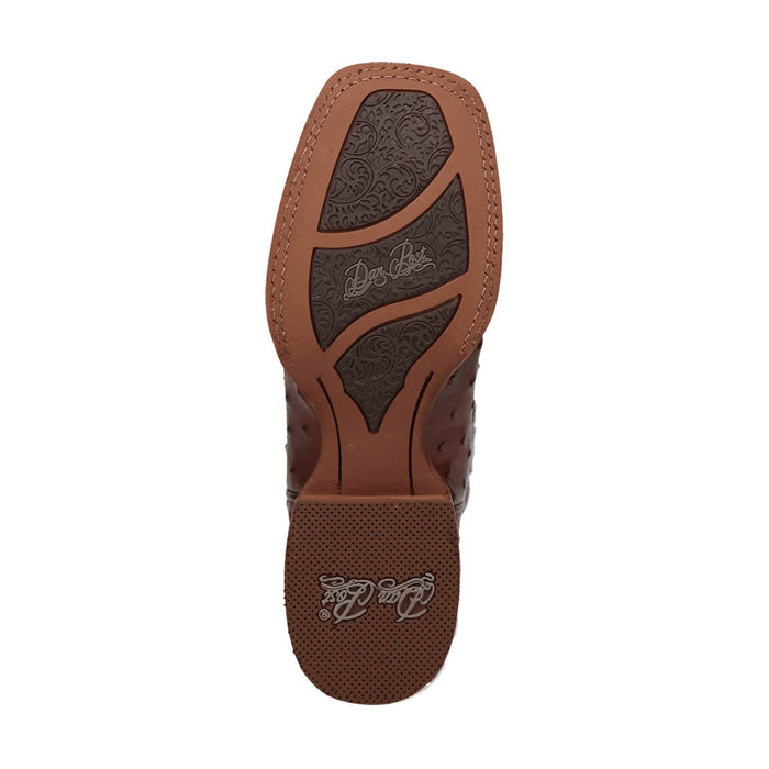 Dan Post Womens Kylo Chocolate Full Quill Ostrich Cowboy Boots