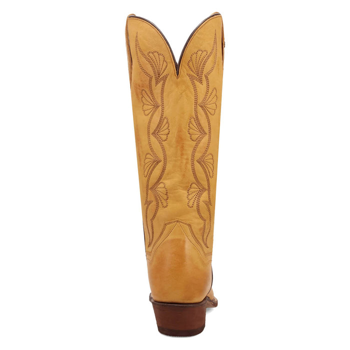 Dan Post Womens Sunrise Canyon Mustard Leather Cowboy Boots