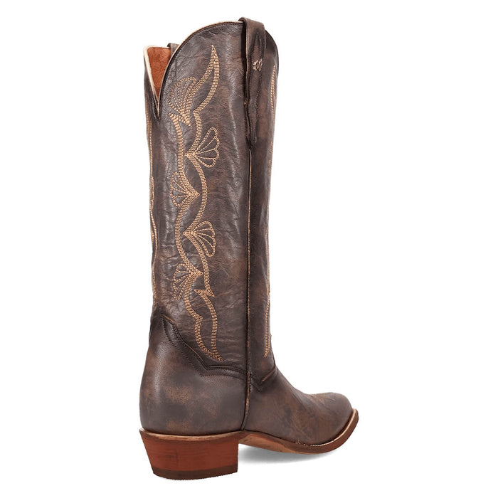 Dan Post Womens Sunrise Canyon Grey Leather Cowboy Boots