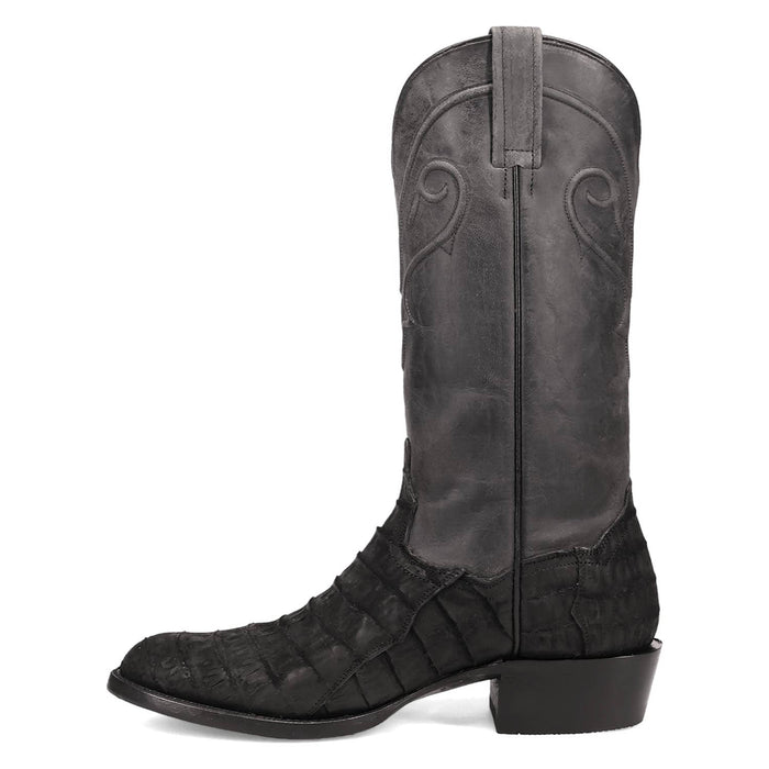 Dan Post Mens Makara Black Caiman Cowboy Boots