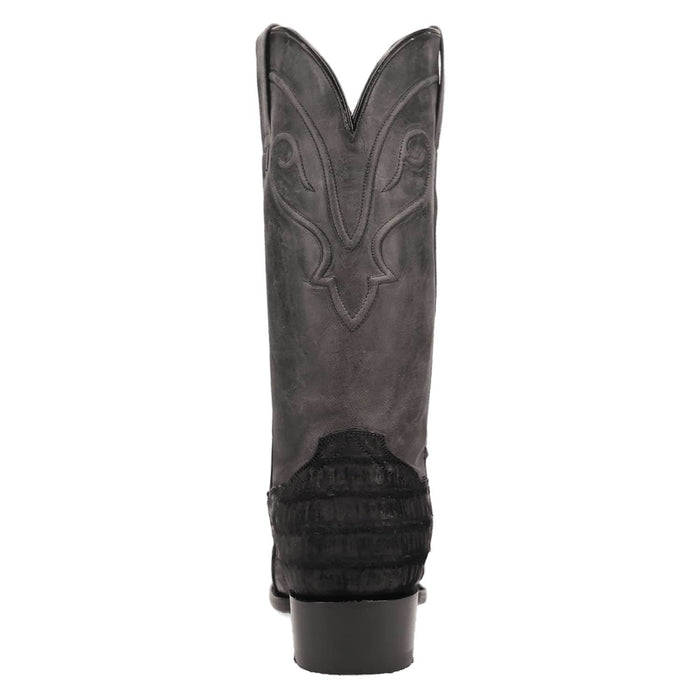 Dan Post Mens Makara Black Caiman Cowboy Boots