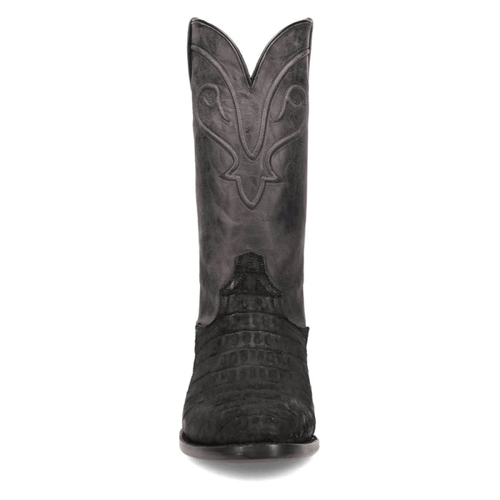 Dan Post Mens Makara Black Caiman Cowboy Boots