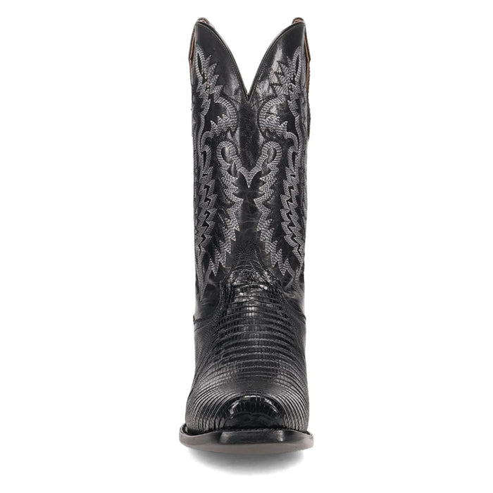 Dan Post Mens Ringold Black Lizard Cowboy Boots