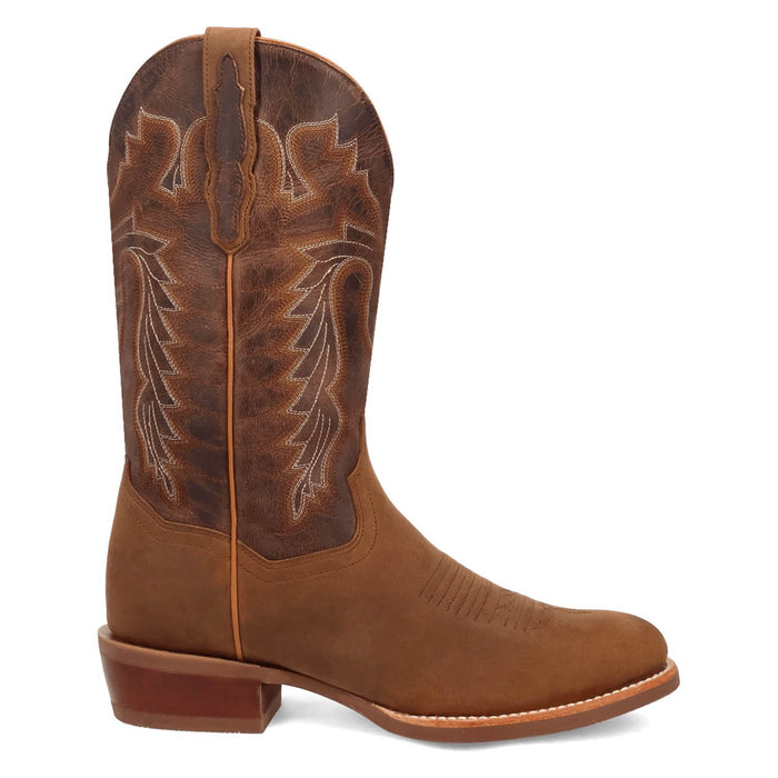 Dan Post Mens Neeley Tan/Brown Leather Cowboy Boots