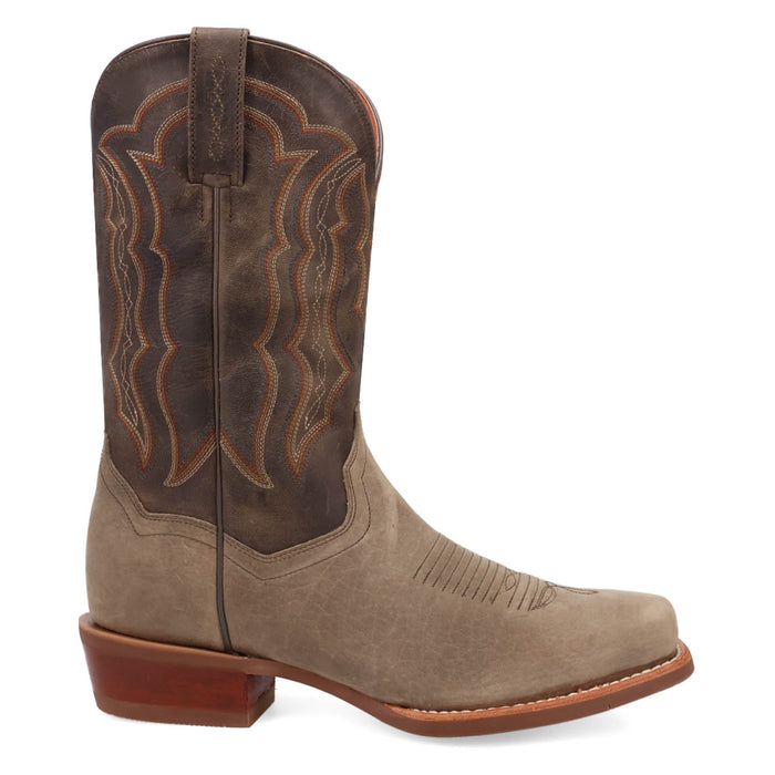 Dan Post Womens Creed Grey Leather 12in Cowboy Boots