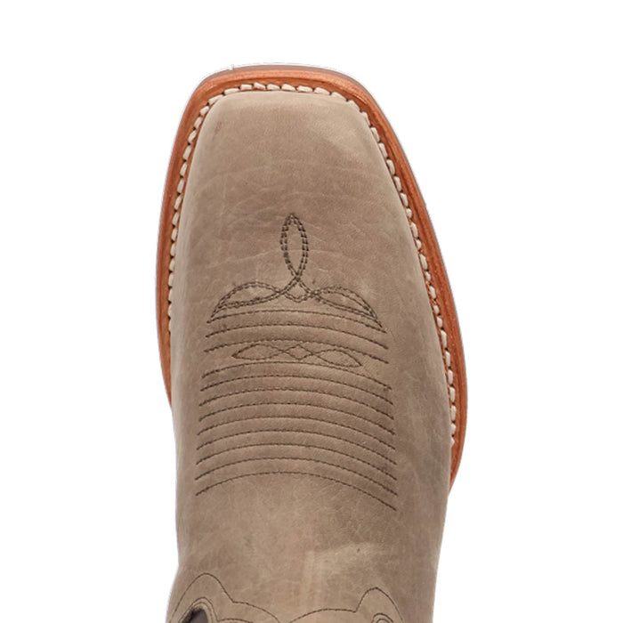 Dan Post Womens Creed Grey Leather 12in Cowboy Boots