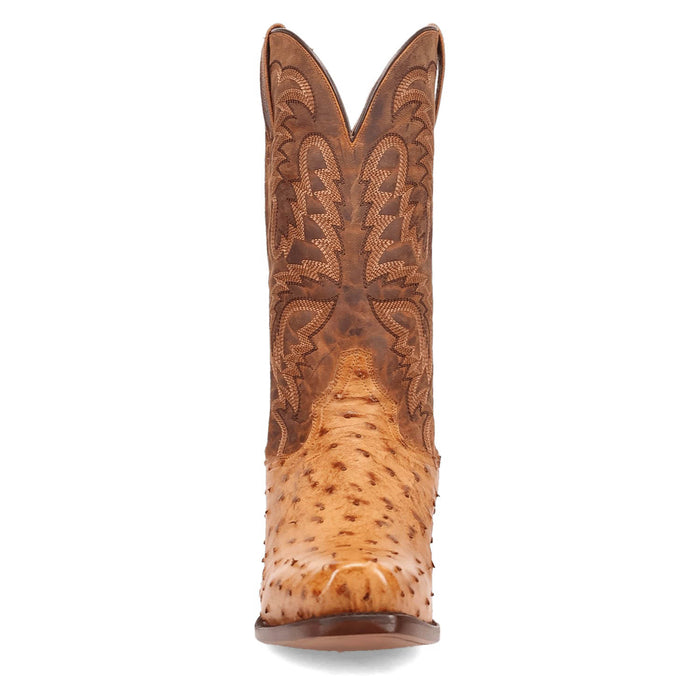 Dan Post Mens Marco Saddle FQ Ostrich 13in Cowboy Boots