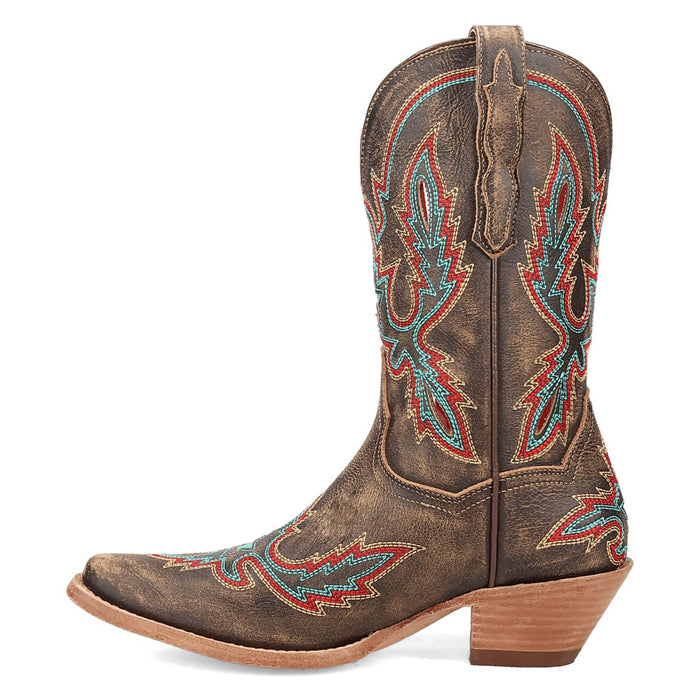 Dan Post Womens Starbright Tan Leather Cowboy Boots