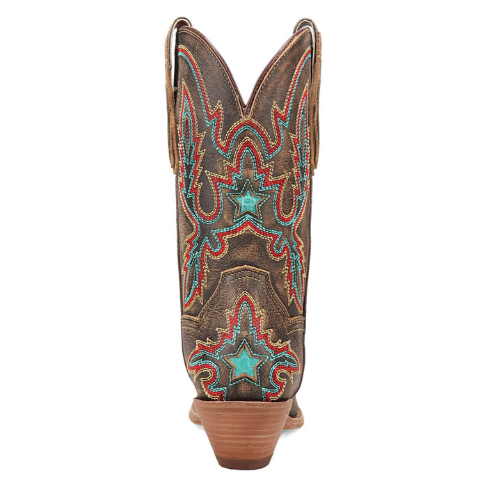 Dan Post Womens Starbright Tan Leather Cowboy Boots
