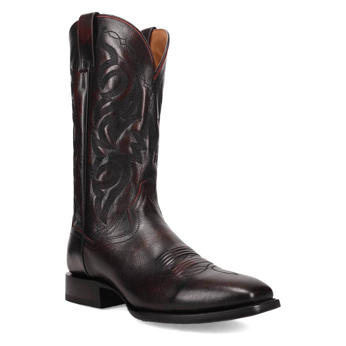 Dan Post Mens Remington Black Cherry Leather 13in Cowboy Boots