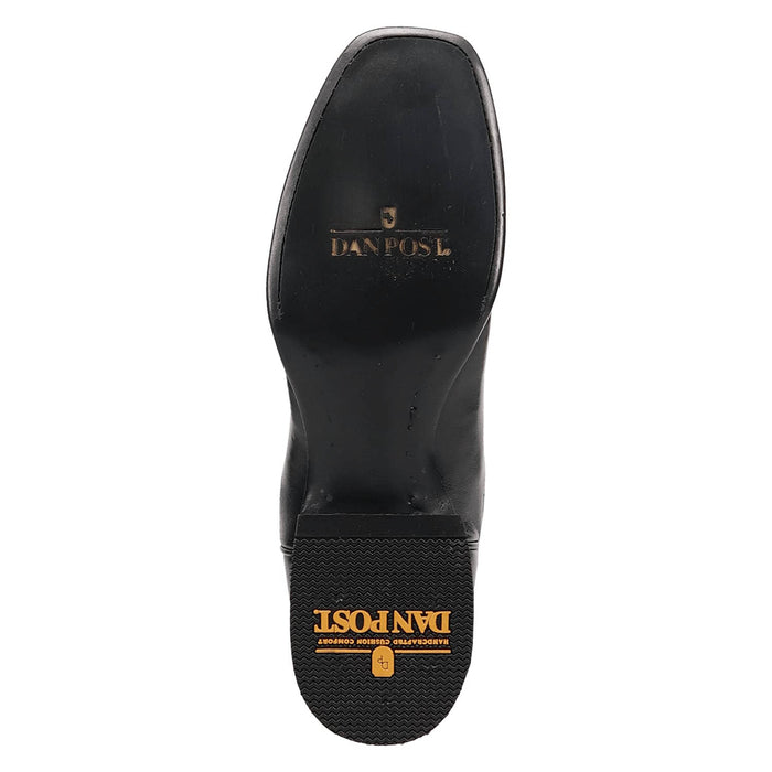 Dan Post Mens Remington Black Leather 13in Cowboy Boots
