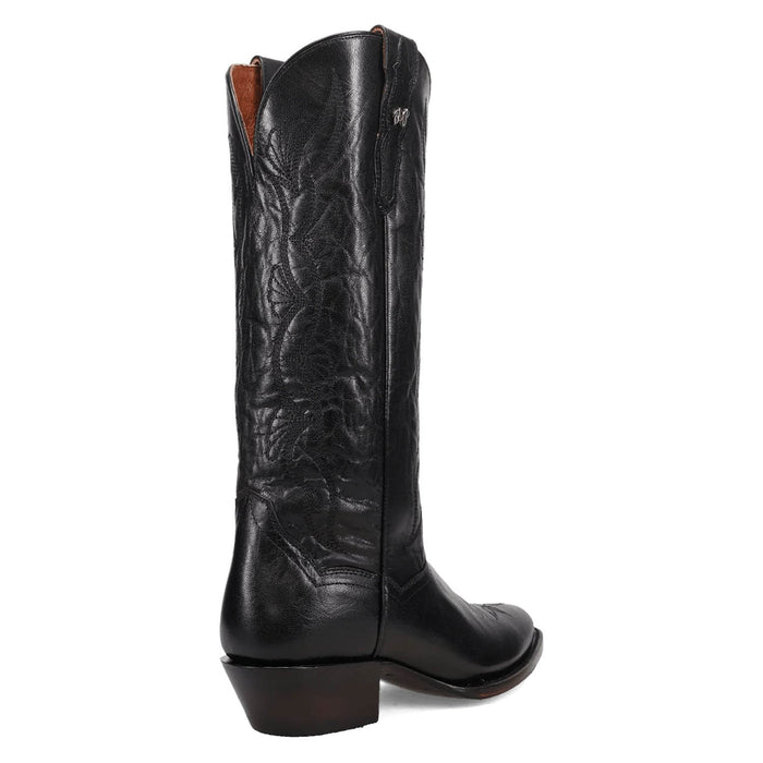 Dan Post Womens Sunrise Canyon Black Leather 14in Cowboy Boots