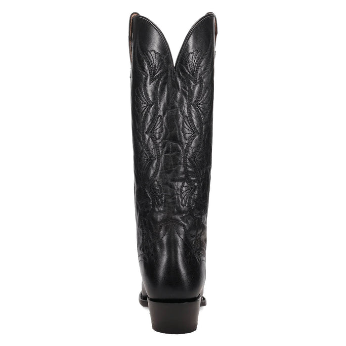 Dan Post Womens Sunrise Canyon Black Leather 14in Cowboy Boots