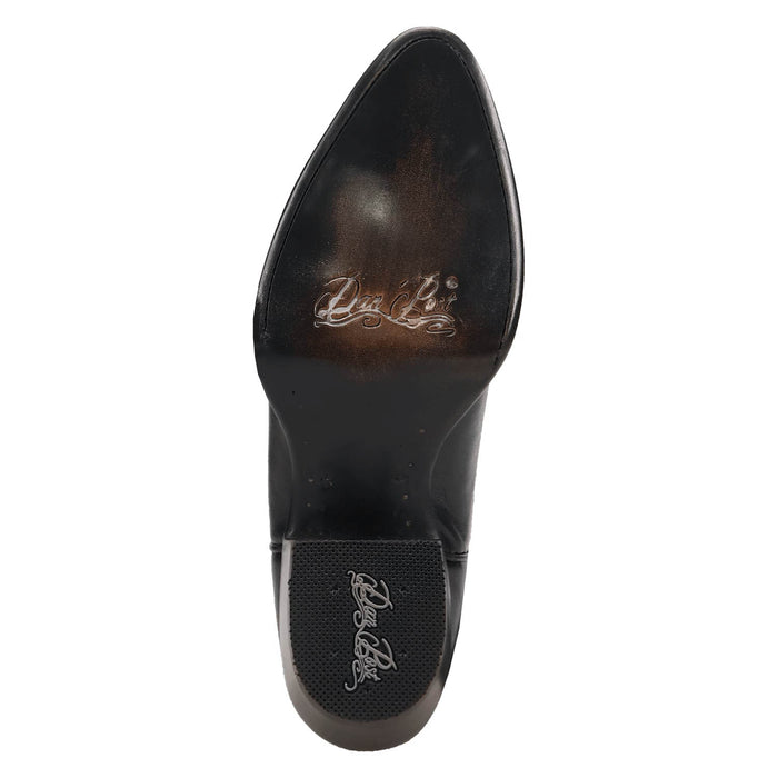 Dan Post Womens Sunrise Canyon Black Leather 14in Cowboy Boots