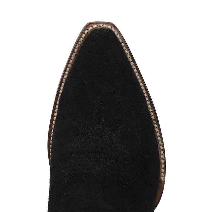 Dan Post Womens Cowgirl Chic Black Leather 14in Cowboy Boots