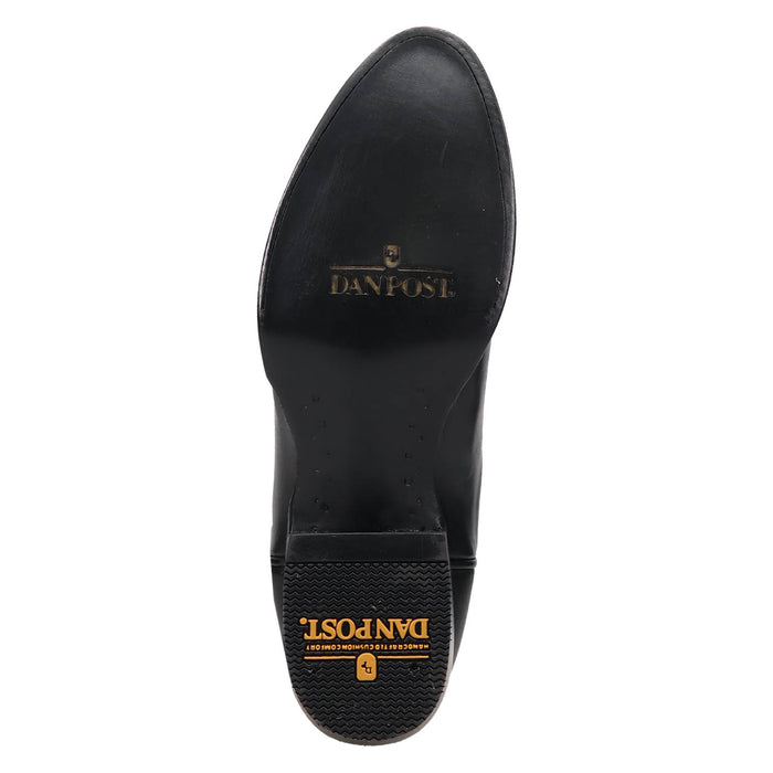 Dan Post Womens Rio Grande Black Leather 13in Cowboy Boots
