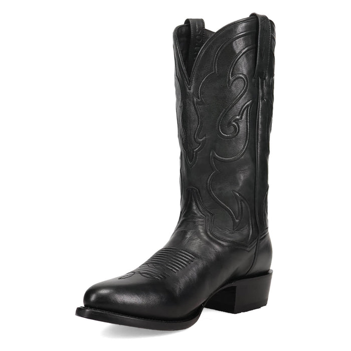 Dan Post Womens Rio Grande Black Leather 13in Cowboy Boots