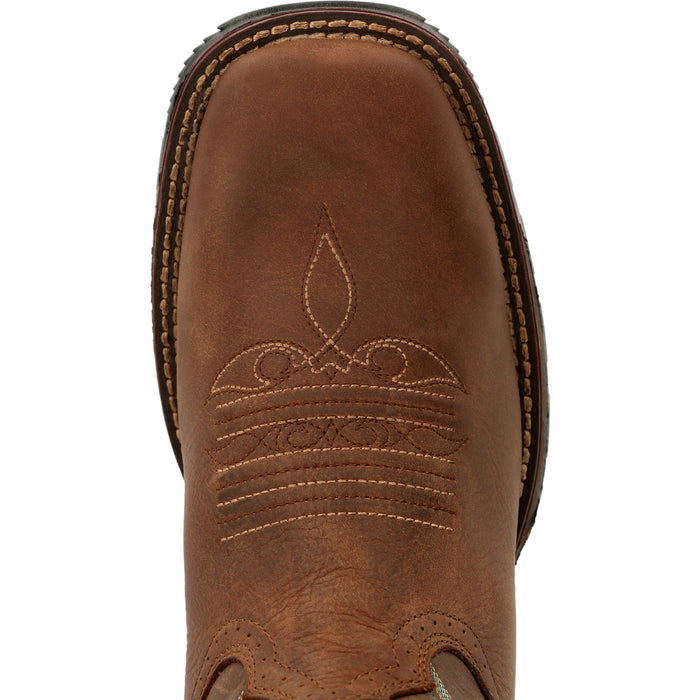 Durango Womens Maverick WP Rugged Tan Leather Work Boots