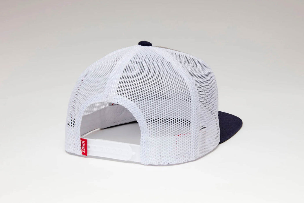 Kimes Ranch Unisex Drop in Americana Grey Heather Wool Trucker Cap