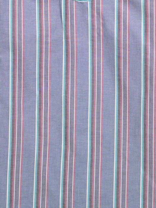 Ely and Walker Mens Stripe Western Snap Black Poly/Cotton L/S Shirt