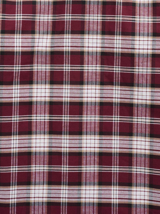 Ely and Walker Mens Wrinkle Resistance Plaid Navy Poly/Cotton L/S Shirt