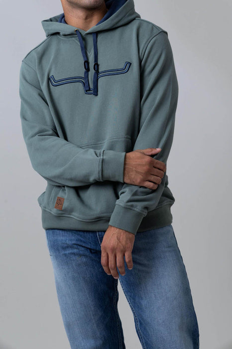 Kimes Ranch Mens Fast Talker Pine 100% Cotton Hoodie
