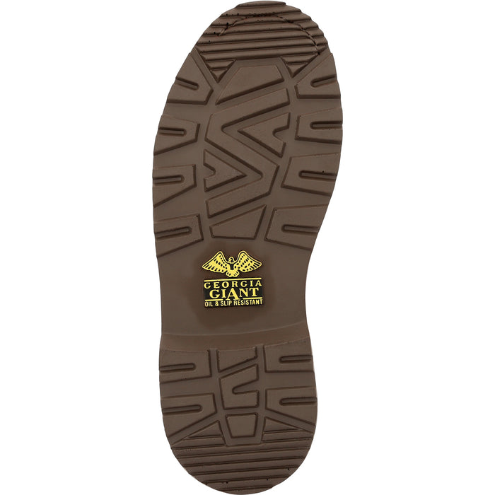 Georgia Womens Side Zip Romeo Brown Leather Chelsea Boots