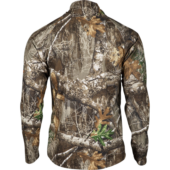 Rocky Mens Silenthunter 1/4 Zip Realtree Edge Polyester Softshell Jacket