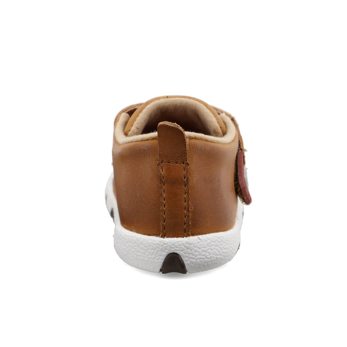 Twisted X Infant Unisex Driving Moc Tan Leather Slip-On Shoes
