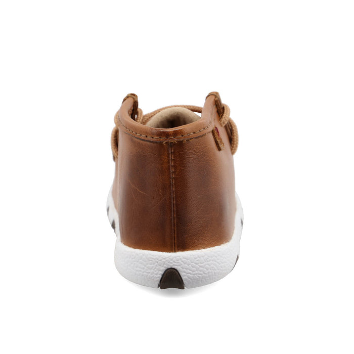 Twisted X Infant Unisex Driving Moc Tan Leather Chukka Boots