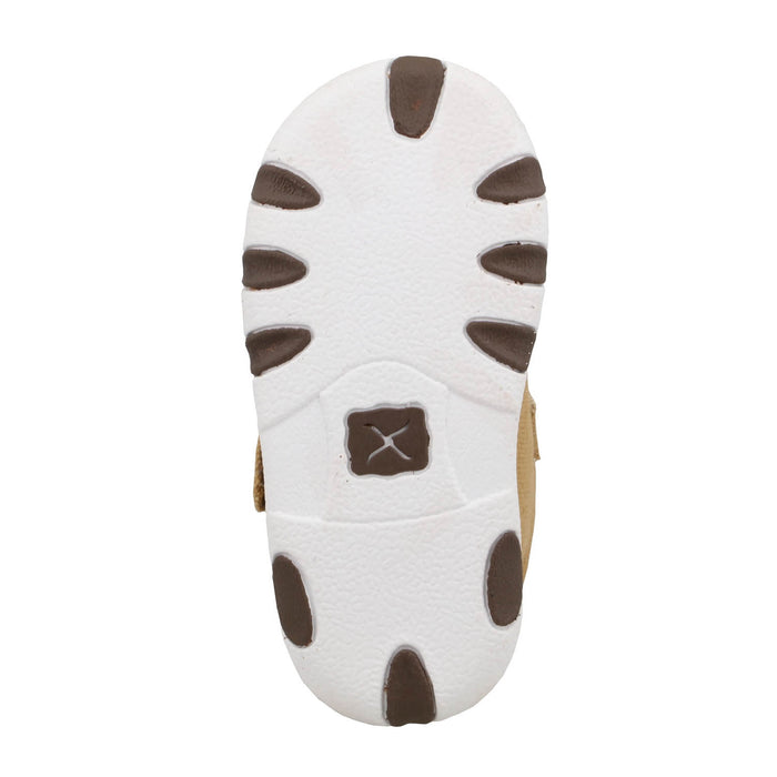 Twisted X Infant Unisex Hooey Driving Moc Aztec Beeswax Fabric Slip-On Shoes
