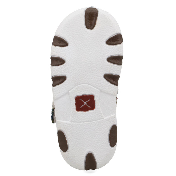 Twisted X Infant Unisex Hooey Driving Moc Words Multi-Color Fabric Slip-On Shoes