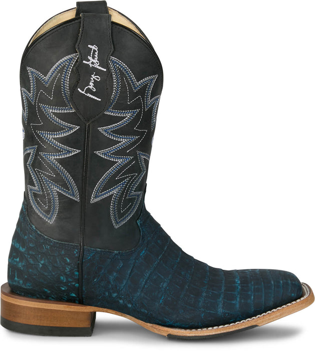 Justin Mens San Antone 11in Dusty Caiman George Strait Cowboy Boots