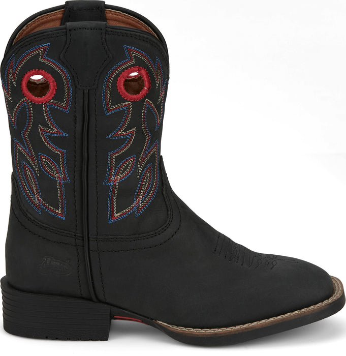 Justin Kids Unisex Bowline Junior Shadow Leather Cowboy Boots