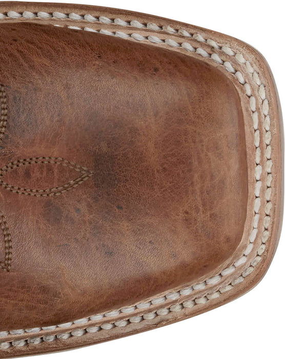 Justin Womens Peyton 11in Western Amber Leather Bent Rail Cowboy Boots