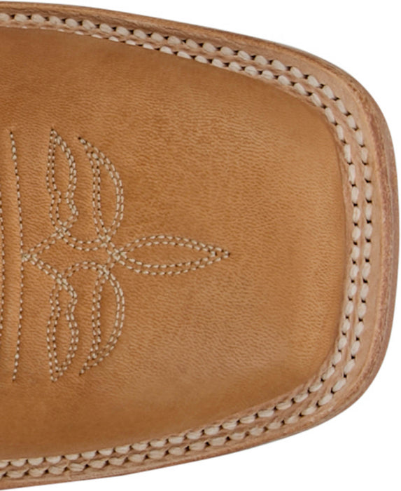 Justin Mens Boston 13in Whitetail Deer Cognac Leather CPX Cowboy Boots