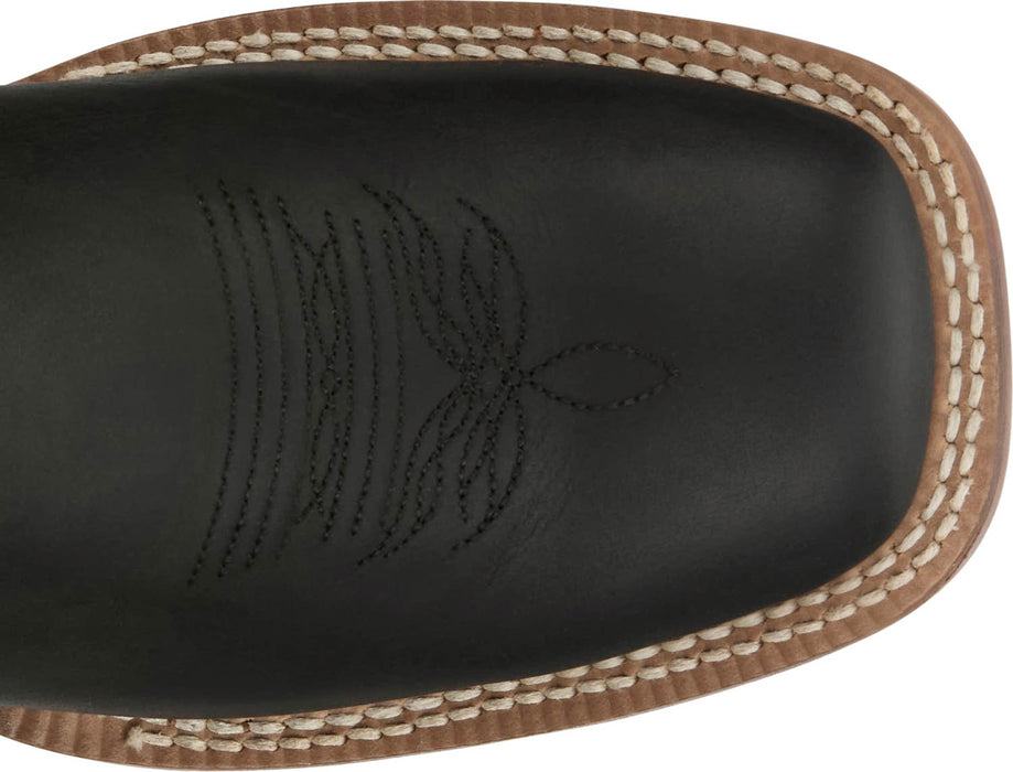 Justin Womens Miss Ellie Midnight Leather Frontier Cowboy Boots