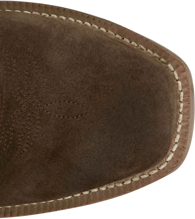 Justin Mens Jimmy 13in Western Russett/Red Leather Frontier Cowboy Boots