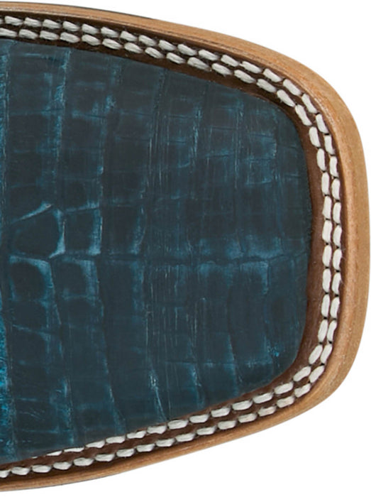 Justin Mens San Antone 11in Dusty Caiman George Strait Cowboy Boots