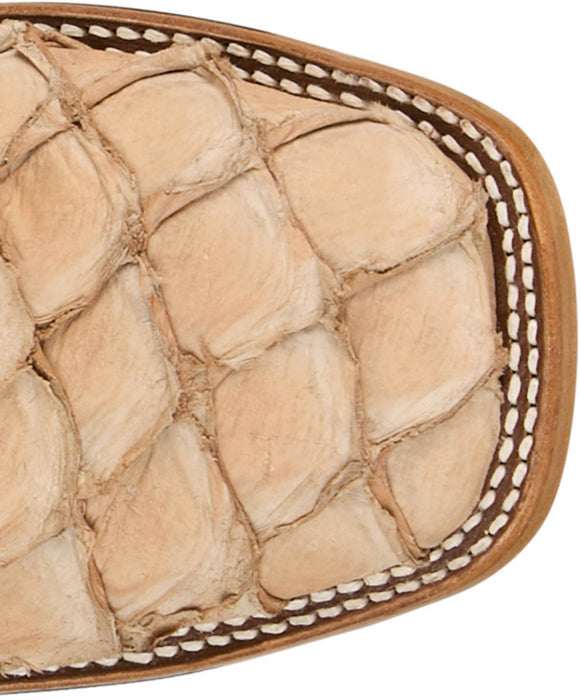 Justin Mens Ocean View 11in Rustic Pirarucu George Strait Cowboy Boots