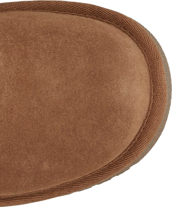 Justin Womens Heidi 8in Chestnut Shearling Cowboy Boots