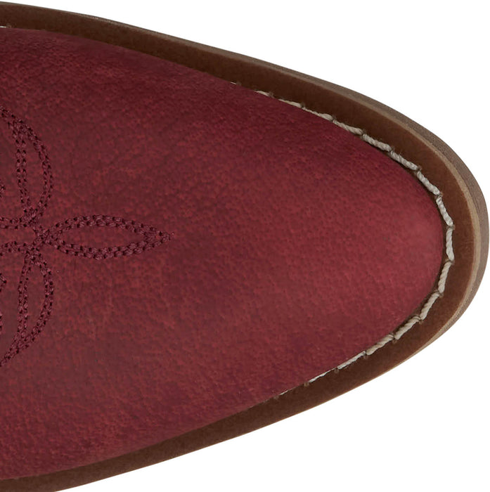 Justin Womens Renie 12in Western Classic Red Leather Cowboy Boots