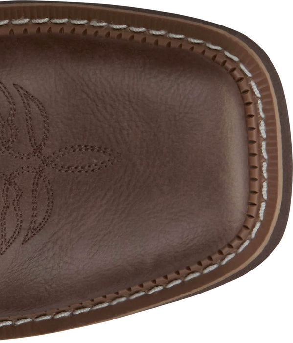 Justin Womens Sunny Brick Leather Cowboy Boots