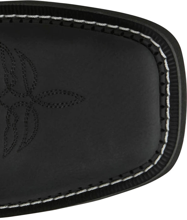 Justin Womens Sunny Midnight Leather Cowboy Boots